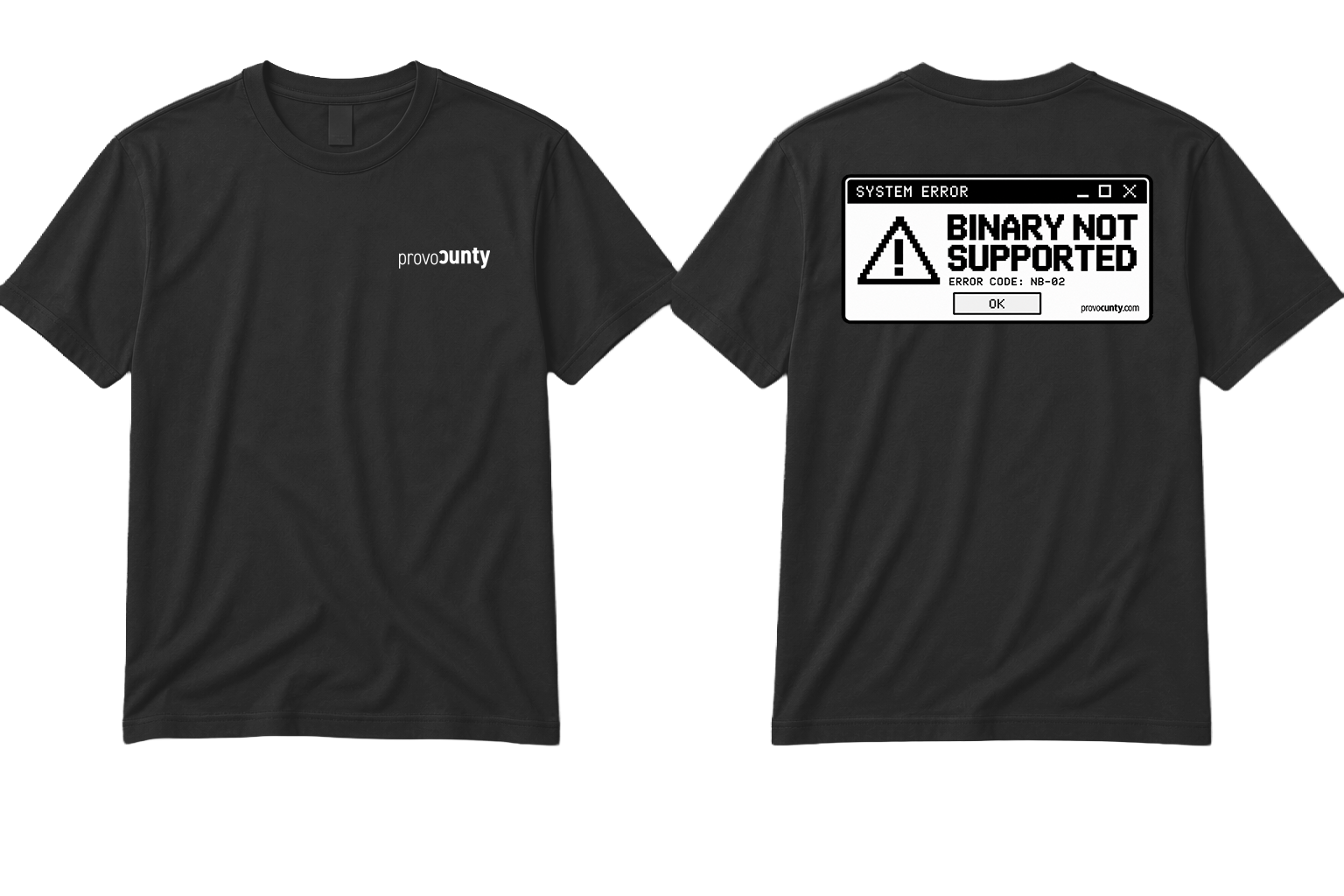 Binary Not Supported shirt