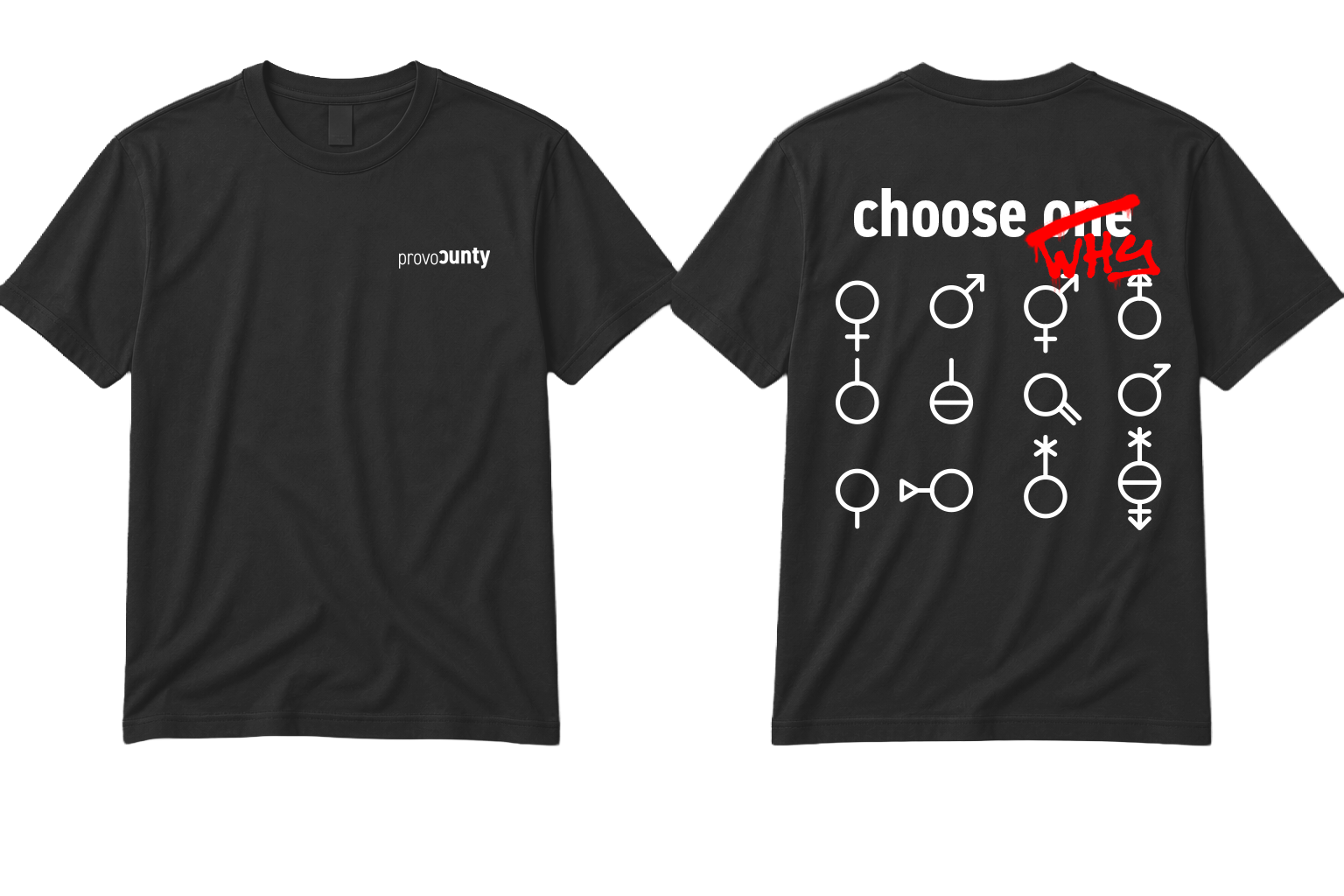 Choose One Why shirt